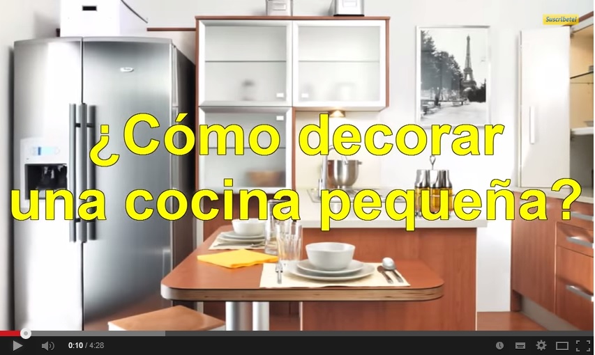 Youtube: logra una decoración audaz en una cocina pequeña ...
